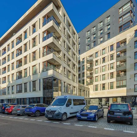 公寓 Lux Riverview Air-conditioned With Parking By Renters 华沙